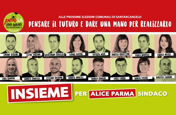 candidati PenSa-Una Mano per Santarcangelo